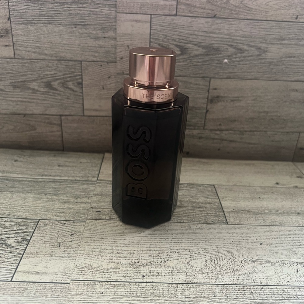 Boss Dark Glass Perfume Bottle